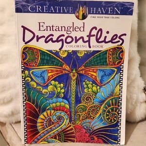 Creative Haven Entangled Dragonflies Coloring Book